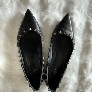 Valentino Black Studded Women's Shoes